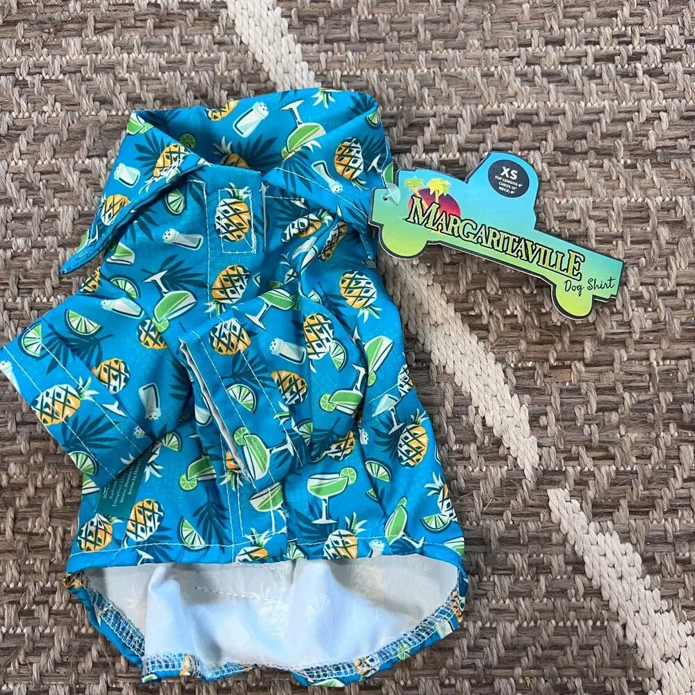 Margarittaville Dog Shirt Sz Extra Small